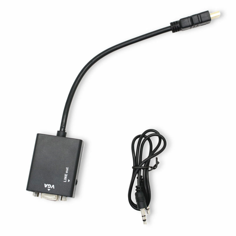 Hdmi To Vga Adapter Converter Cable With P2 Audio Output